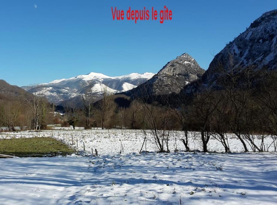 Вилла Grange En Pierres. Grand Jardin Et Belle Vue Saurat Экстерьер фото